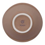 Ariane Splash Beige 1.69 oz. Beige Round Tapered Porcelain Coupe Bowl - 18/Case