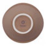 Ariane Splash Beige 1.69 oz. Beige Round Tapered Porcelain Coupe Bowl - 18/Case