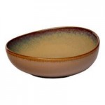 Ariane Splash Beige 1.69 oz. Beige Round Tapered Porcelain Coupe Bowl - 18/Case