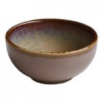 Ariane Splash Beige 1.69 oz. Beige Round Tapered Porcelain Coupe Bowl - 18/Case