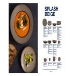 Ariane Splash Beige 1.69 oz. Beige Round Tapered Porcelain Coupe Bowl - 18/Case