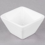 American Metalcraft CSC15 1.5 oz. White Square Porcelain Sauce Cup - 12/Case American Metalcraft CSC15 1.5 oz. White Square Porcelain Sauce Cup - 12/Case