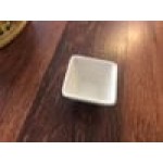 American Metalcraft CSC15 1.5 oz. White Square Porcelain Sauce Cup - 12/Case American Metalcraft CSC15 1.5 oz. White Square Porcelain Sauce Cup - 12/Case