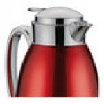 Cilio Venezia 34 oz. Stainless Steel Red Insulated Carafe / Server C543940 Cilio Venezia 34 oz. Stainless Steel Red Insulated Carafe / Server C543940