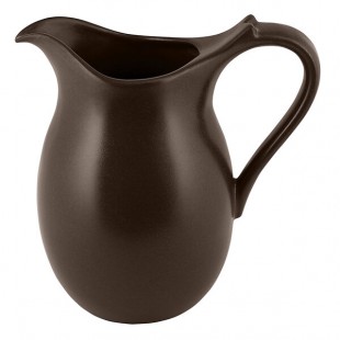 RAK Porcelain Genesis Mat 20.30 oz. Cocoa Porcelain Jug - 4/Case RAK Porcelain Genesis Mat 20.30 oz. Cocoa Porcelain Jug - 4/Case