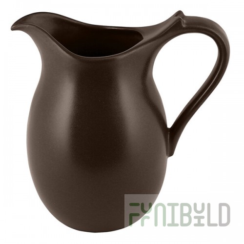 RAK Porcelain Genesis Mat 20.30 oz. Cocoa Porcelain Jug - 4/Case