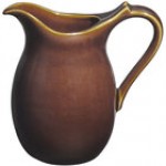 RAK Porcelain Genesis Mat 20.30 oz. Cocoa Porcelain Jug - 4/Case RAK Porcelain Genesis Mat 20.30 oz. Cocoa Porcelain Jug - 4/Case
