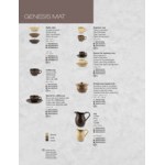 RAK Porcelain Genesis Mat 20.30 oz. Cocoa Porcelain Jug - 4/Case RAK Porcelain Genesis Mat 20.30 oz. Cocoa Porcelain Jug - 4/Case