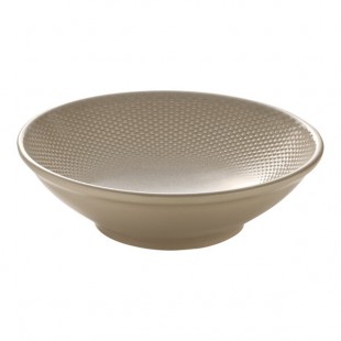 Heart & Soul Pine 50.7 oz. Round Almond Porcelain Bowl - 6/Case