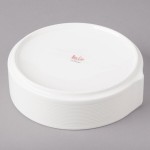 Bon Chef 1400001P Stacked Lines 28 oz. White Porcelain Soup Bowl - 16/Case Bon Chef 1400001P Stacked Lines 28 oz. White Porcelain Soup Bowl - 16/Case