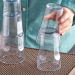 Choice 10 oz. Clear Plastic Paneled Tumbler - 12/Pack Choice 10 oz. Clear Plastic Paneled Tumbler - 12/Pack