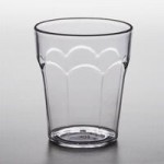 Choice 10 oz. Clear Plastic Paneled Tumbler - 12/Pack Choice 10 oz. Clear Plastic Paneled Tumbler - 12/Pack