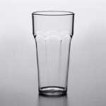 Choice 10 oz. Clear Plastic Paneled Tumbler - 12/Pack Choice 10 oz. Clear Plastic Paneled Tumbler - 12/Pack