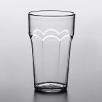 Choice 10 oz. Clear Plastic Paneled Tumbler - 12/Pack Choice 10 oz. Clear Plastic Paneled Tumbler - 12/Pack