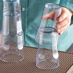 Choice 10 oz. Clear Plastic Paneled Tumbler - 12/Pack Choice 10 oz. Clear Plastic Paneled Tumbler - 12/Pack