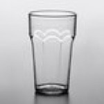 Choice 10 oz. Clear Plastic Paneled Tumbler - 12/Pack Choice 10 oz. Clear Plastic Paneled Tumbler - 12/Pack