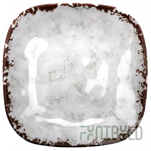 GET SB-48-FM French Mill 1.5 Qt. Square Melamine Bowl - 12/Case