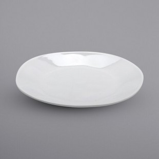 GET B-43-AM-W Arctic Mill 28 oz. White Glazed Irregular Melamine Bowl - 12/Case