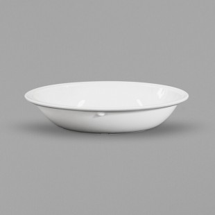 Elite Global Solutions B107OV Simplicity 32 oz. White Oval Melamine Bowl - 12/Case