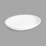 Delfin from Steelite International DFBOV1513ME020 Metro White 96 oz. Oval Melamine Bowl