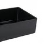 Cal-Mil 1397-13M Cater Choice Black Melamine Box - 7