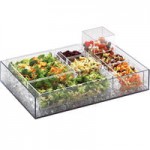 Cal-Mil 1397-13M Cater Choice Black Melamine Box - 7