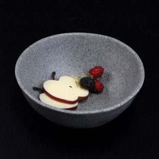 Elite Global Solutions RT83R-GS Tenaya 1.38 Qt. Granite Stone Round Melamine Serving Bowl - 6/Case Elite Global Solutions RT83R-GS Tenaya 1.38 Qt. Granite Stone Round Melamine Serving Bowl - 6/Case