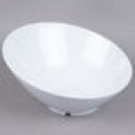 GET B-790 1.9 Qt. White Slanted San Michele Catering Bowl GET B-790 1.9 Qt. White Slanted San Michele Catering Bowl