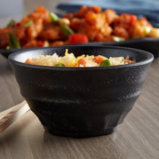Elite Global Solutions JWT61 Zen 4 oz. Black Round Bowl - 6/Case Elite Global Solutions JWT61 Zen 4 oz. Black Round Bowl - 6/Case