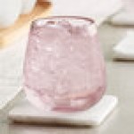 Acopa Pangea 13 oz. Mauve Stemless Wine Glass - 12/Case