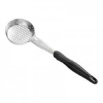 Vollrath 6412620 Jacob's Pride® 6 oz. Black Solid Oval Spoodle® Portion Spoon