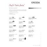 Oneida Chef's Table Satin by 1880 Hospitality B449FOYF 6 Oneida Chef's Table Satin by 1880 Hospitality B449FOYF 6