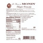 Monin Premium Maple Pancake Flavoring Syrup 750 mL