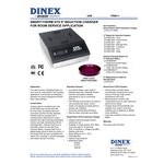 Dinex DX821061 Cranberry Induction Base for Smart.Therm STS II and Turbo-Temp Induction Chargers - 12/Case