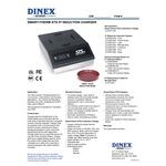 Dinex DX821061 Cranberry Induction Base for Smart.Therm STS II and Turbo-Temp Induction Chargers - 12/Case
