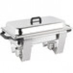 Vollrath 99860 9 Qt. Dakota Chafer Rectangular Full Size Complete Set