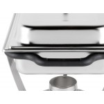 Vollrath 99860 9 Qt. Dakota Chafer Rectangular Full Size Complete Set