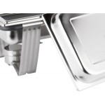 Vollrath 99860 9 Qt. Dakota Chafer Rectangular Full Size Complete Set