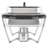 Vollrath 99860 9 Qt. Dakota Chafer Rectangular Full Size Complete Set