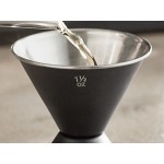 Acopa 1 oz. & 1.5 oz. Black Classic Jigger Acopa 1 oz. & 1.5 oz. Black Classic Jigger
