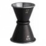 Acopa 1 oz. & 1.5 oz. Black Classic Jigger Acopa 1 oz. & 1.5 oz. Black Classic Jigger