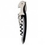 Franmara 3165-01 Murano Waiter's Corkscrew with Black Handle
