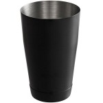 Arcoroc by Chris Adams MT850 Mix Collection 20 oz. Matte Black Stainless Steel Half Size Bar Shaker Tin by Arc Cardinal Arcoroc by Chris Adams MT850 Mix Collection 20 oz. Matte Black Stainless Steel Half Size Bar Shaker Tin by Arc Cardinal