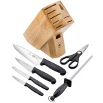 Victorinox 5.1193.7-X2 7 Piece Fibrox Handle Knife Block