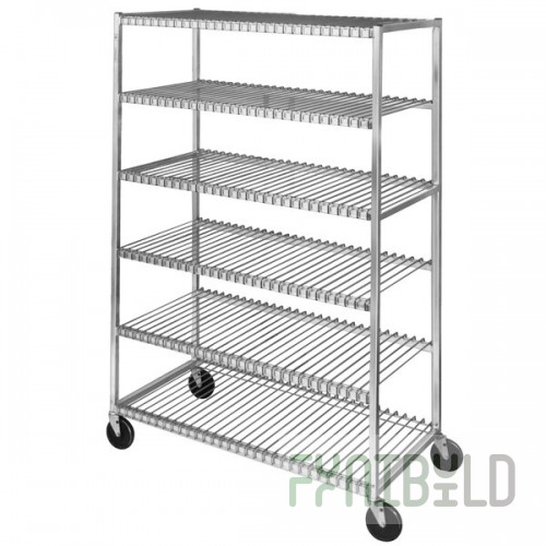 Channel 569 6 Shelf Mobile Aluminum Cooling Rack