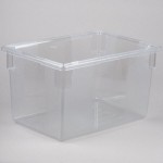 Rubbermaid® FG330100CLR Clear Polycarbonate Food Storage Box - 26 Rubbermaid® FG330100CLR Clear Polycarbonate Food Storage Box - 26