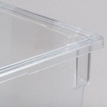Rubbermaid® FG330100CLR Clear Polycarbonate Food Storage Box - 26 Rubbermaid® FG330100CLR Clear Polycarbonate Food Storage Box - 26