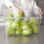 Rubbermaid® FG330100CLR Clear Polycarbonate Food Storage Box - 26 Rubbermaid® FG330100CLR Clear Polycarbonate Food Storage Box - 26