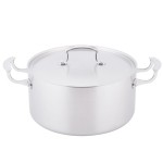 Vollrath 49441 Miramar® Display Cookware 7 Qt. Casserole Pan with Low Dome Cover Vollrath 49441 Miramar® Display Cookware 7 Qt. Casserole Pan with Low Dome Cover