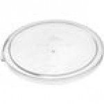 Choice 12, 18, and 22 Qt. Clear Round Polycarbonate Food Storage Container Lid Choice 12, 18, and 22 Qt. Clear Round Polycarbonate Food Storage Container Lid